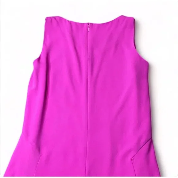 Ralph Lauren Womens Sleeveless Pink Dress 16W Polyester Blend - Picture 10 of 14